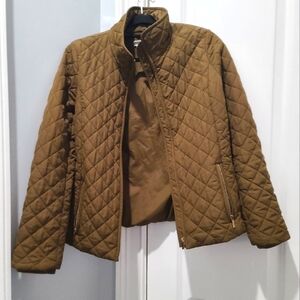 J. Crew Quilted Olive Barn Chore Jacket Small